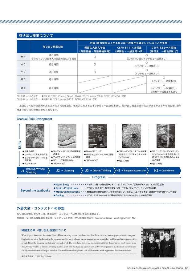 田園調布学園中高2026